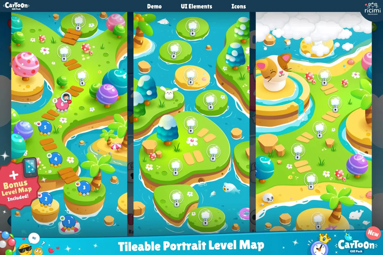 Cartoon GUI Pack — screenshot 3