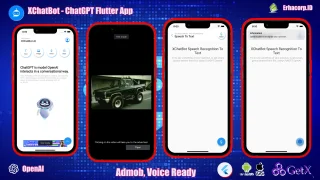 XChatBot ChatGPT AI GPT-4 OpenAI Full Flutter App | MultiPayments | Admin Panel | AdMob | GetX