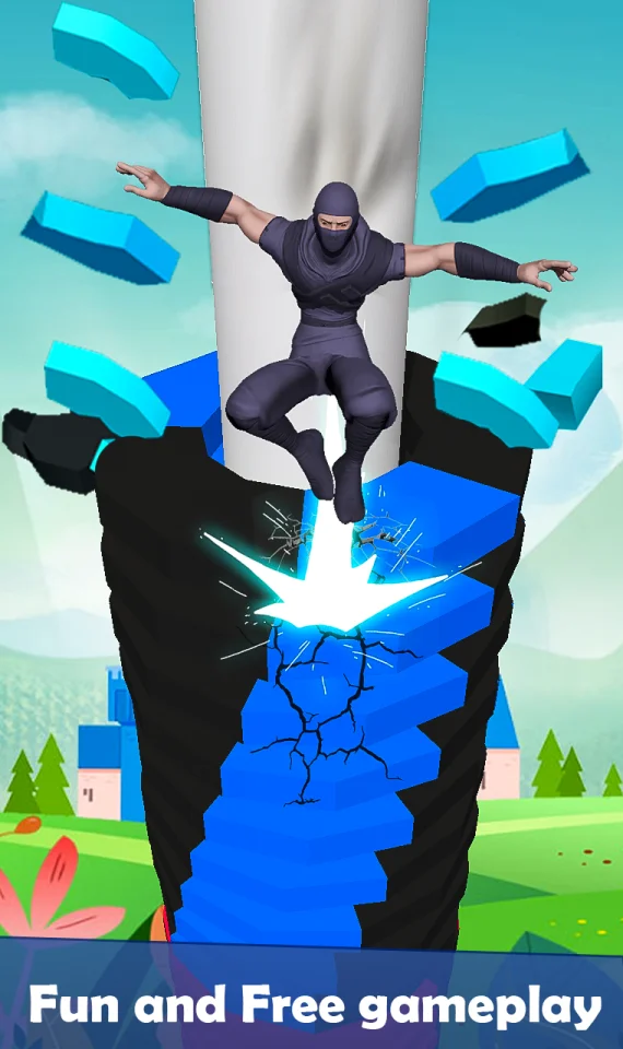 Stack Ninja Jumping Blast Fu‪N‬ — screenshot 3