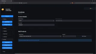 Advanced Inventory & Invoice Management System | Python Streamlit