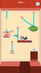 Rescue Kitten - Rope Puzzle