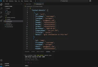 Contact Form JavaScript