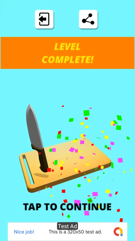 Perfect Slices Source Code (AdMob + Unity Ads) — screenshot 5