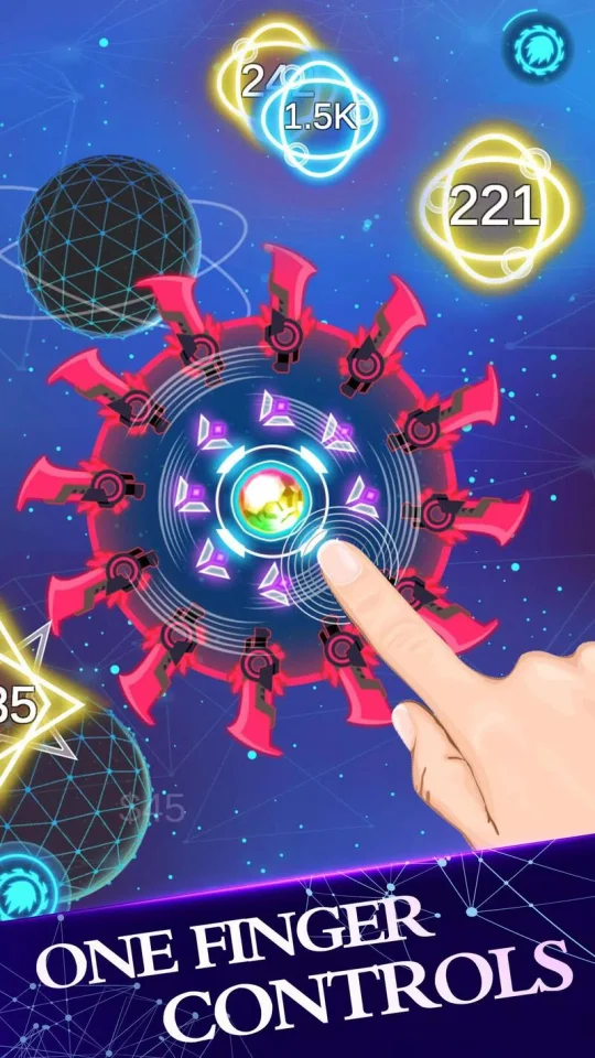 Helix Blast - Space War Defense [Unity 6000] — screenshot 3