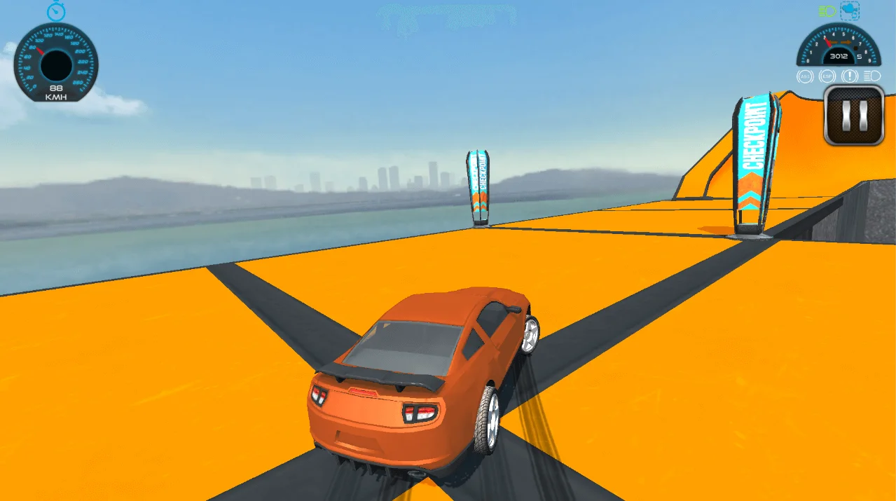 Extreme Mega Ramp Race – Ramp Stunt Car Games — screenshot 1