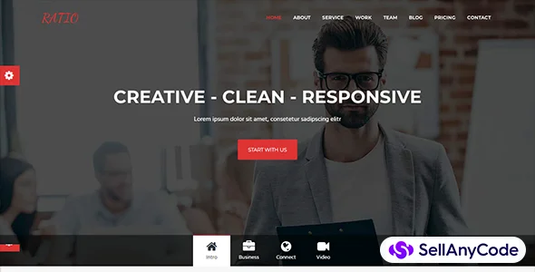 Ratio Digital Agency Website Template