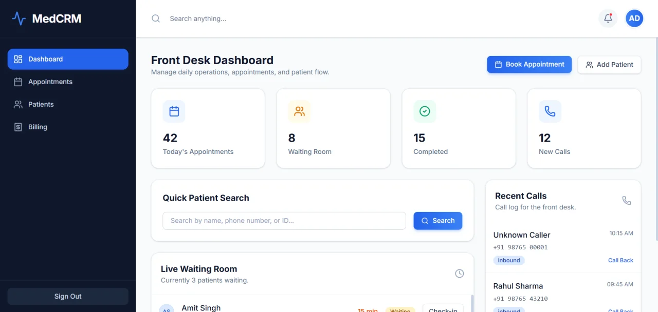 MedCRM — screenshot 4