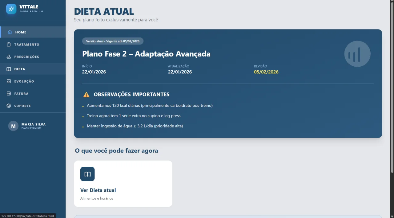 VitalTrack Health Dashboard — screenshot 4