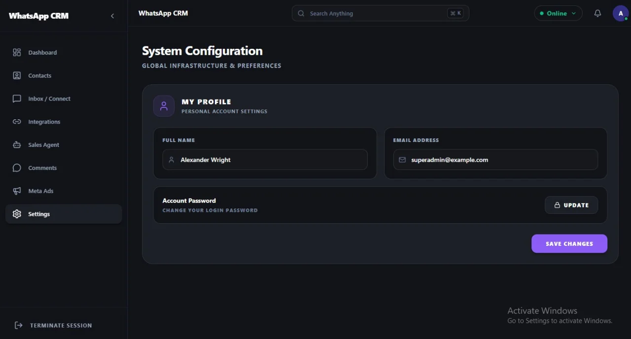 Modern Role-Based Enterprise CRM — screenshot 7