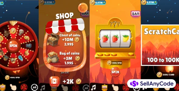 Lucky Money – Casino Type Unity Game