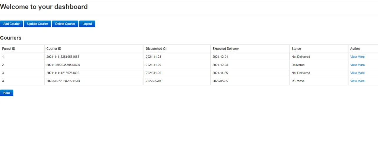 Parcel Tracker — screenshot 1