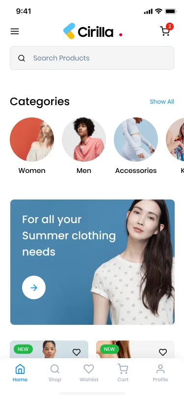 Cirilla - Multipurpose Flutter App for WordPress & WooCommerce — screenshot 2