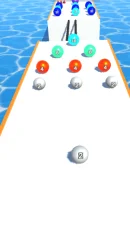 Rainbow Ball Runner 2048