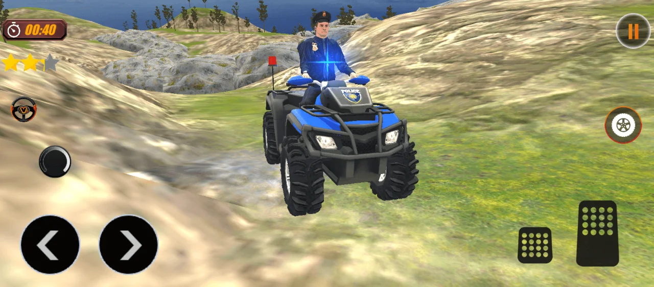 Police ATV Training Off Road — screenshot 6