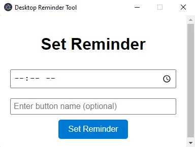 Desktop Reminder Tool — screenshot 1