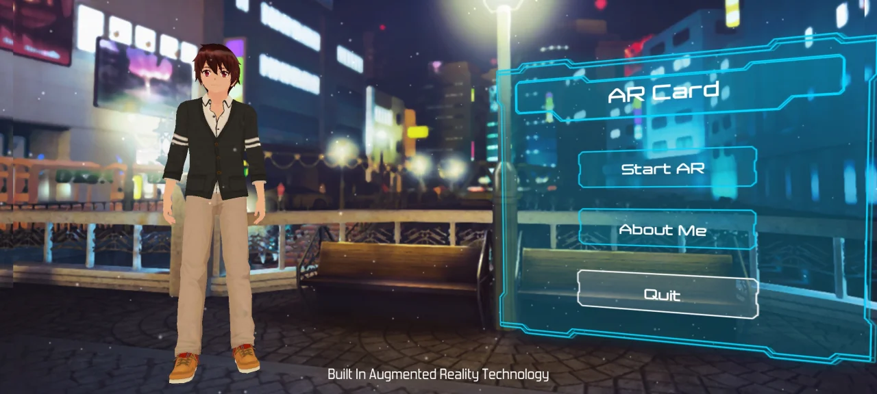 Augmented Reality Business Card — screenshot 1