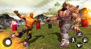Fighting Gorilla vs Monster