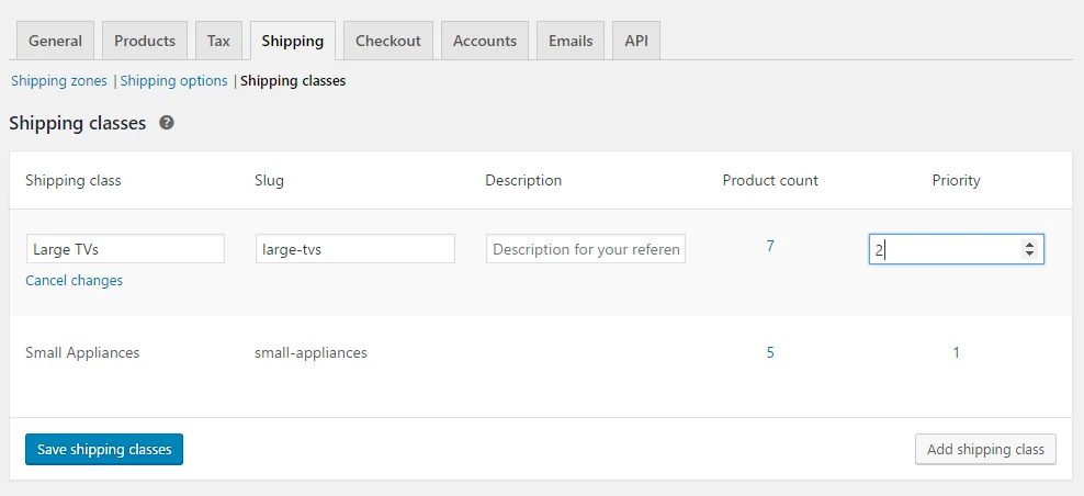Table Rate Shipping for WooCommerce — screenshot 4