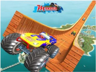 Monster Truck Impossible Stunt Game