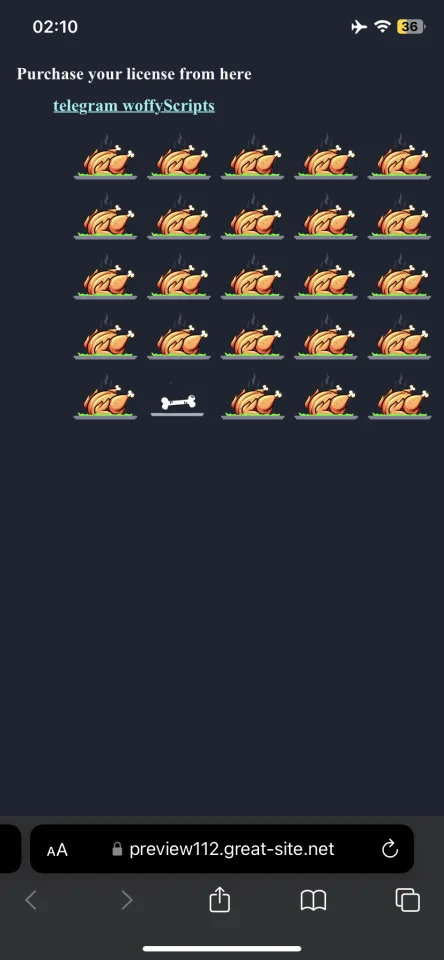 Mystake Chicken Minigame Script — screenshot 1