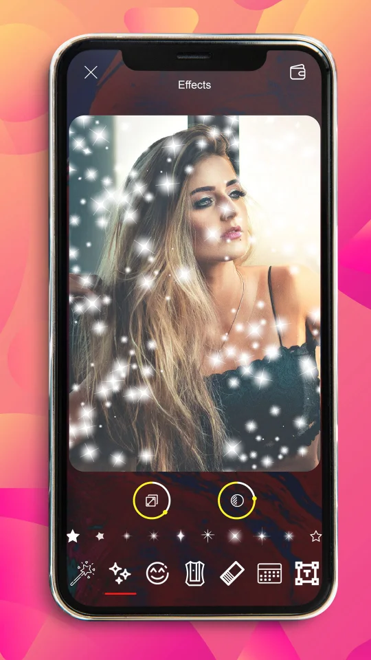3D Glitter Effect - Glitter Photo Editor & Sparkle Light Photo Overlay - Magic Brush Light Effect — screenshot 3