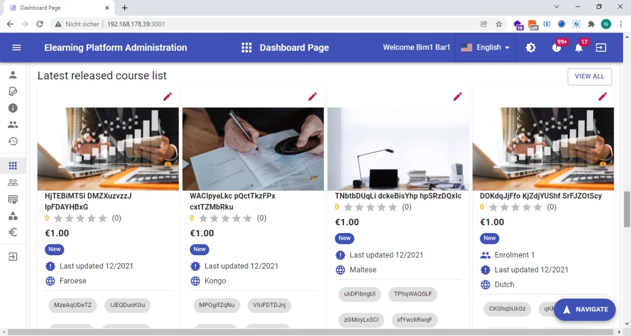 SCS E-Learning Centralized — screenshot 2