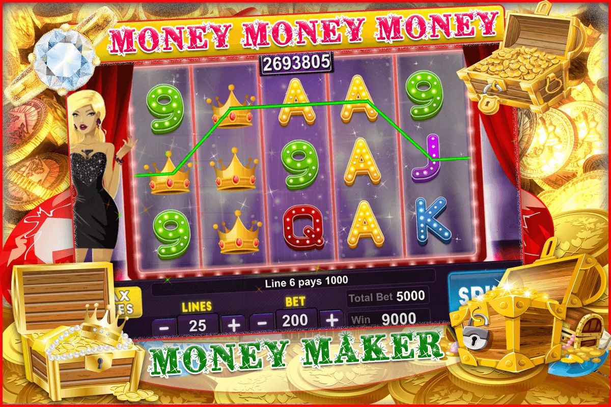 Slot Machine Source Code Unity3D – Android & iOS – Casino Game — screenshot 1