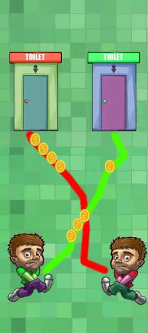 Run to Pee: Toilet Game 64 Bit — screenshot 3