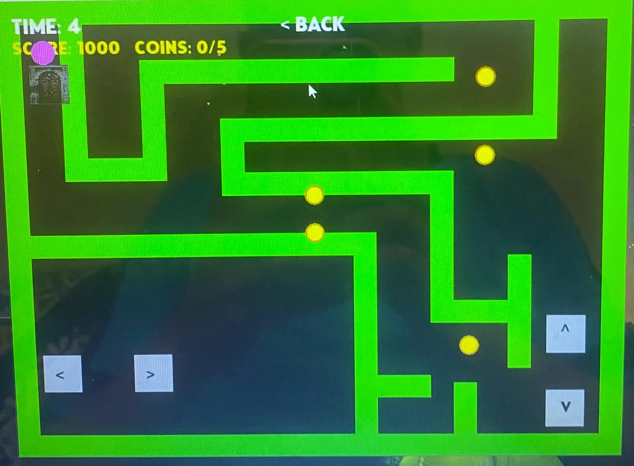 Maze Game in C++ with -10 Levels — screenshot 1