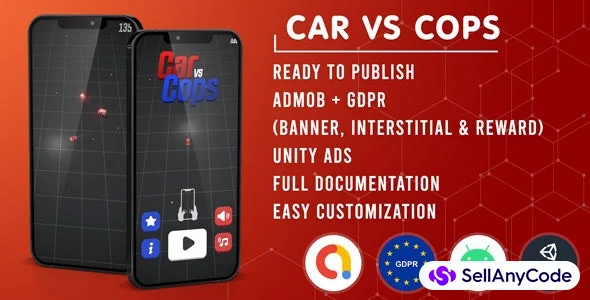 CAR VS COPS 3D | AdMob + GDPR | Unity Ads