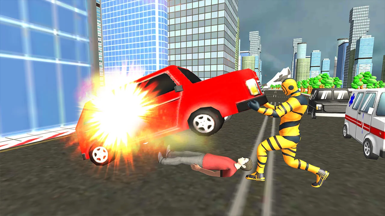 Flying Superhero Revenge: Grand City Captain Game — screenshot 5
