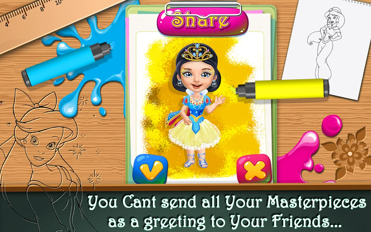 Princess Coloring Books — screenshot 3