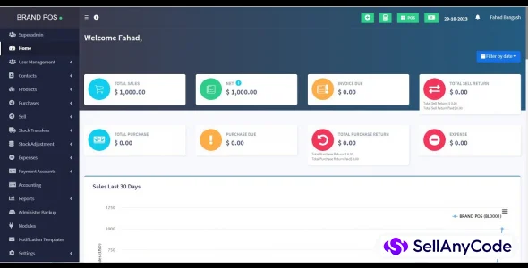 Ultimate POS Best ERP, Stock Management, Point of Sale & Invoicing Application 6.1