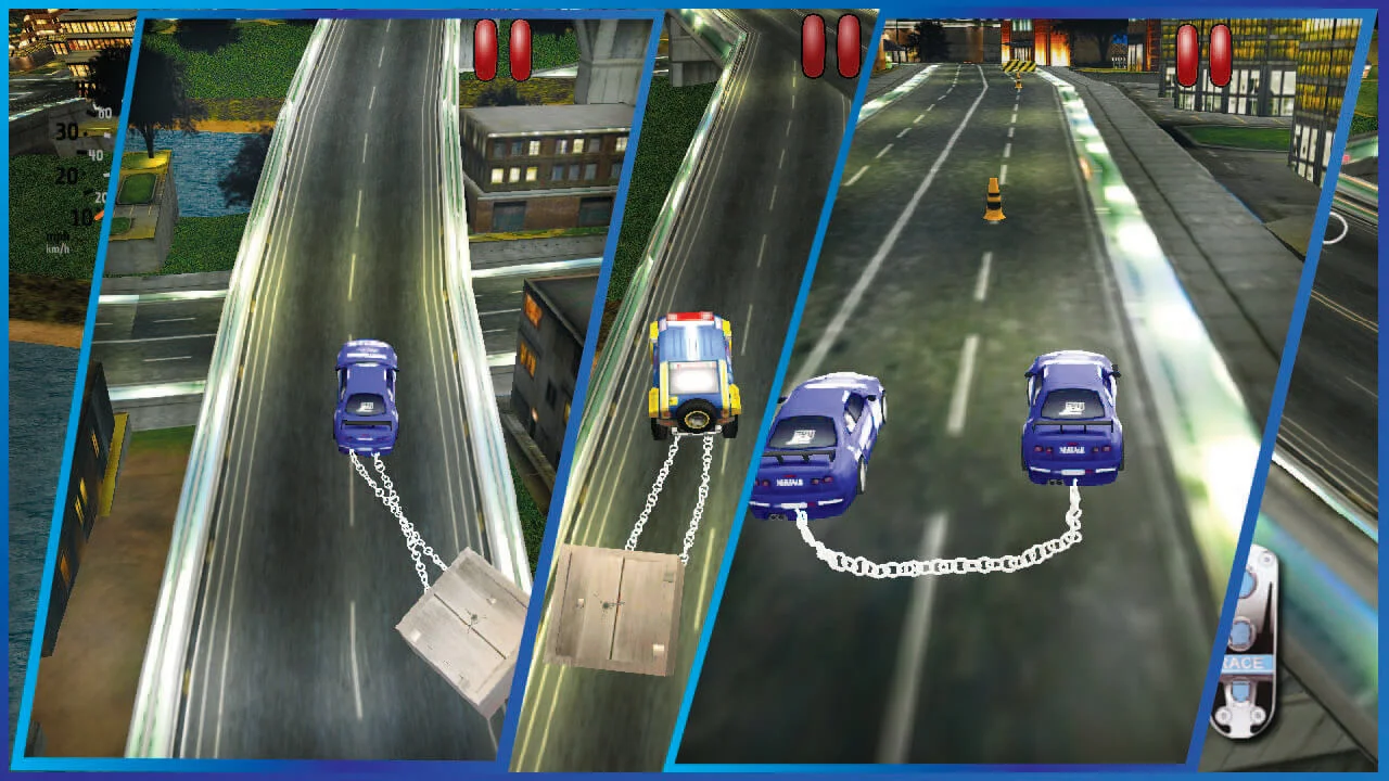 Chained Car Race: Police Chase Chained Car 64 Bit Source Code — screenshot 2