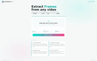 Video Frame Extractor — Hybrid Browser & Server (FastAPI + FFmpeg)