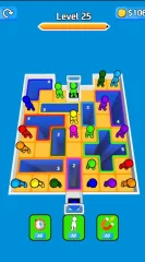 Drop People 3D Hole Puzzle Game Unity Source Code
