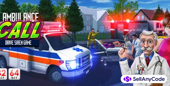 Ambulance Call Drive Siren Game — cover