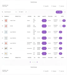 WooCommerce Product Table