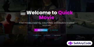 Quick Movie Full Movie Streaming App with AdSense & YouTube Integration (Admin Panel + Auth)