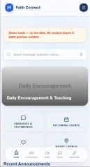 Faith Connect - Church Mobile App