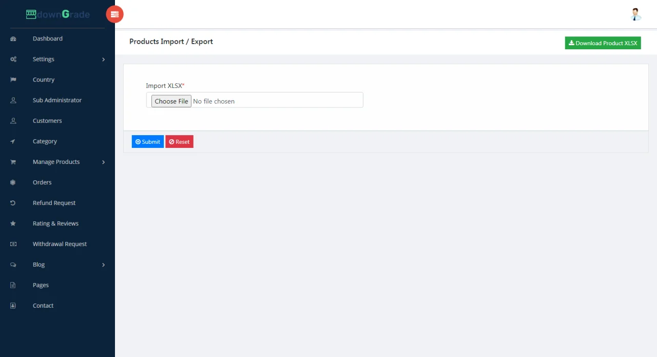 downGrade - Single Vendor Digital Marketplace with Subscription — screenshot 3