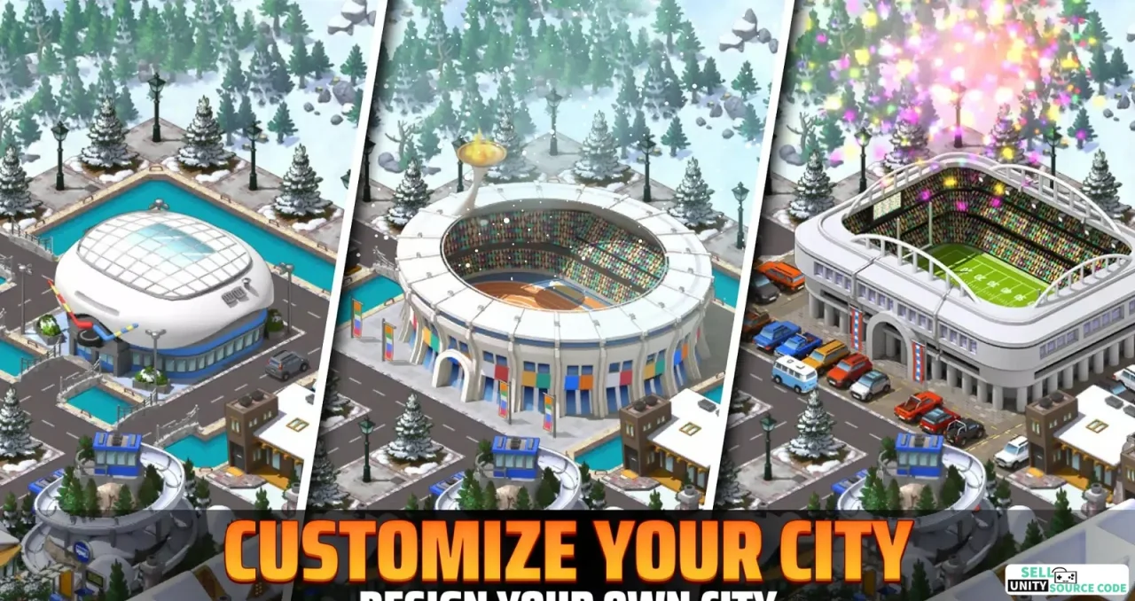 City Island 5 - Building Sim High Quality Unity Code — screenshot 4
