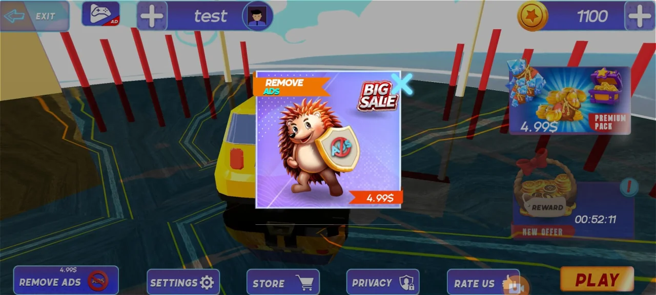 Toon Car Stunt Driving 3D Game — screenshot 8