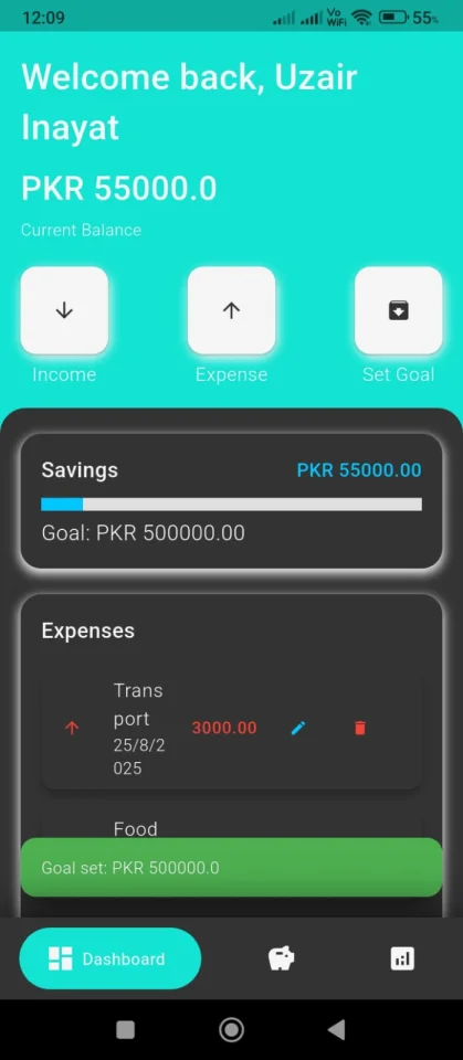Personal Finance Manager — screenshot 1