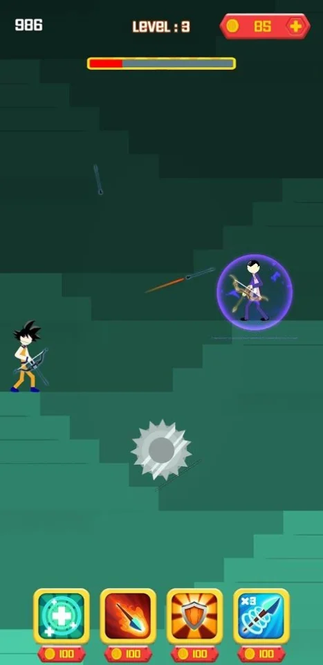 Stick Z Bow - Super Stickman Legend - Unity — screenshot 2