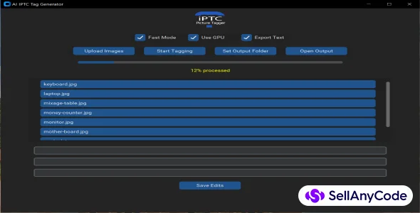 Python AI IPTC Tag Generator