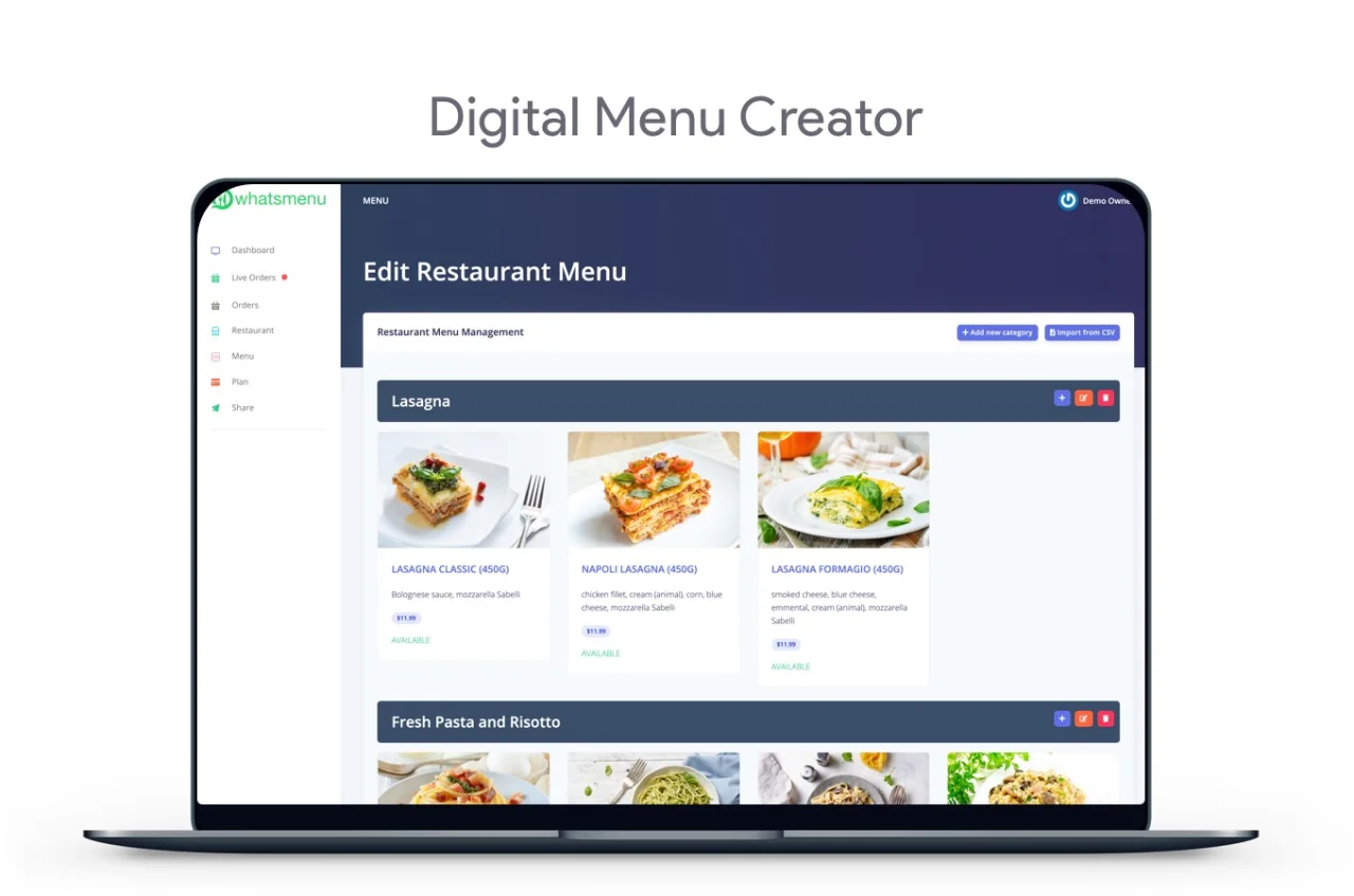 WhatsApp SaaS WhatsApp Ordering Latest Version v3 — screenshot 2