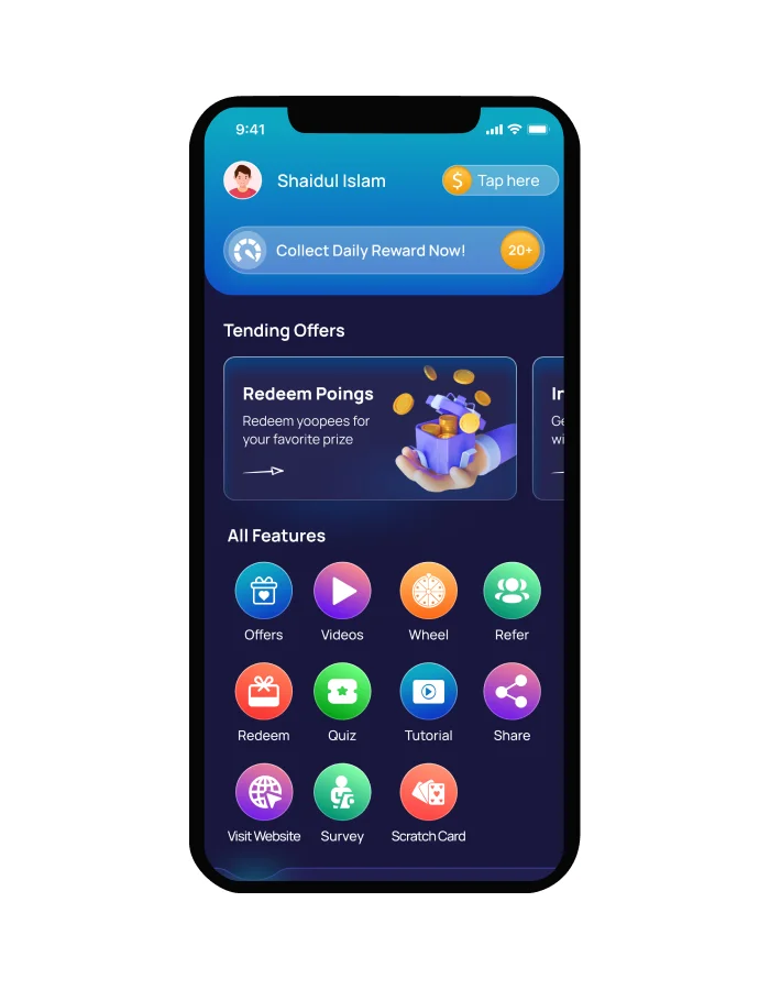 Cash Rocket Flutter Online Earning App with Admin Panel — screenshot 2