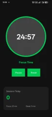 FocusFlow - Minimal Pomodoro Timer