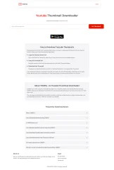 YouTube Thumbnail Downloader HTML PHP Script